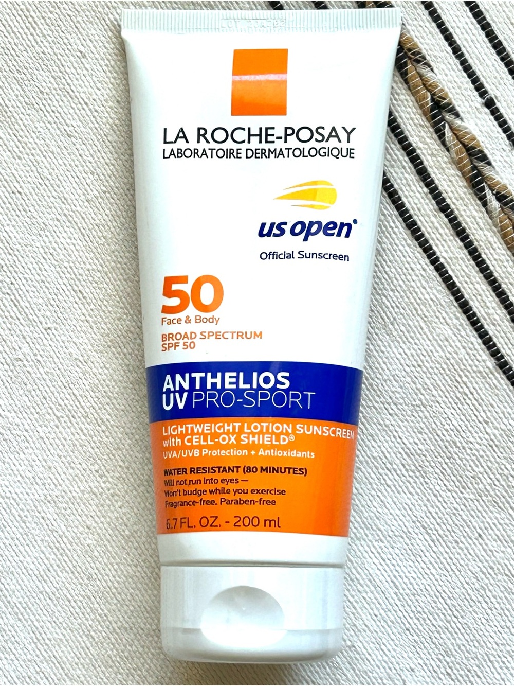 La Roche-Posay Anthelios UV Pro-Sport SPF 50 Face & Body Sunscreen 6.7 oz NIB